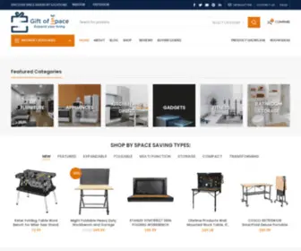 Giftofspace.com(We’re a site geared toward helping consumers find furniture and products) Screenshot