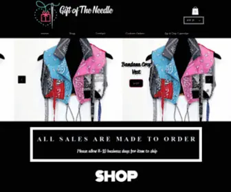 Giftoftheneedle.com(New Page) Screenshot