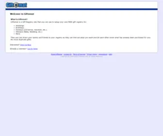 Giftomat.com(Free Gift Registry Service) Screenshot
