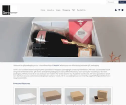 Giftpackaging.co.nz(Sent) Screenshot