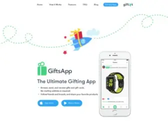 Giftsapp.com(Send and receive gifts) Screenshot