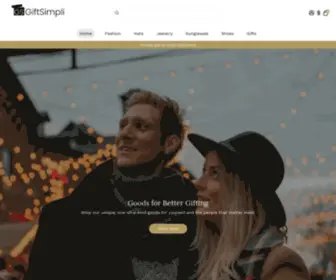 Giftsimpli.com(GiftSimpli) Screenshot