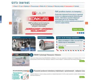 Giftsjournal.pl(Aktualności z branży reklamowej) Screenshot