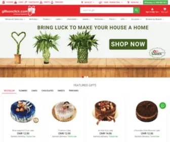 Giftsonclick.com(Flowers, Cakes and Gifts Delivery in Oman) Screenshot