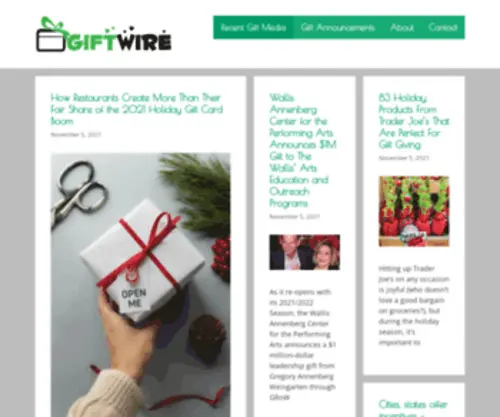 Giftwire.com(Giftwire) Screenshot