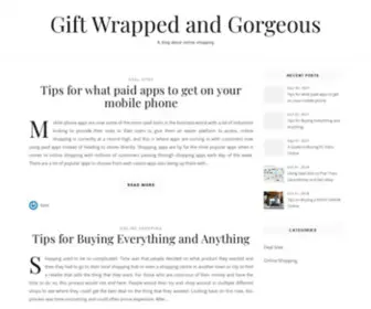Giftwrappedandgorgeous.co.uk(UK Gift Company) Screenshot