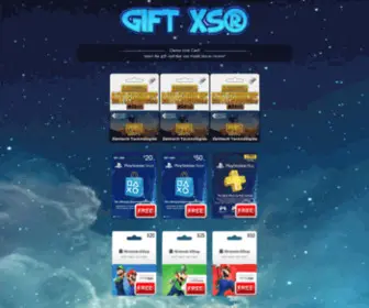 GiftXs.com(Free psn codes) Screenshot