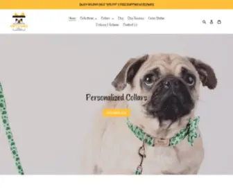 Giftydogstore.com(Buy Personalized Dog Collar) Screenshot