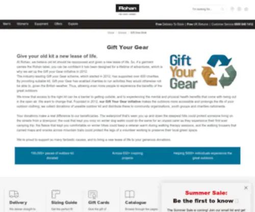 Giftyourgear.com(Gift Your Gear) Screenshot