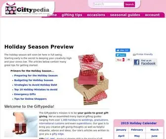 Giftypedia.com(Our mission) Screenshot