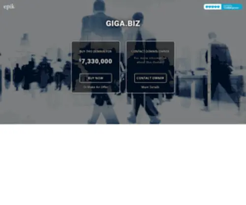 Giga.biz(Domain name) Screenshot