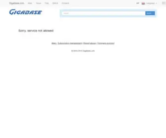 Gigabase.com(Gigabase) Screenshot