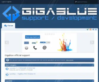 Gigablue-Support.com(Gigablue Support) Screenshot