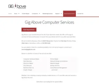 Gigabove.com(Gig Above) Screenshot