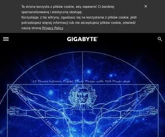 Gigabyte.pl(GIGABYTE Official Website) Screenshot