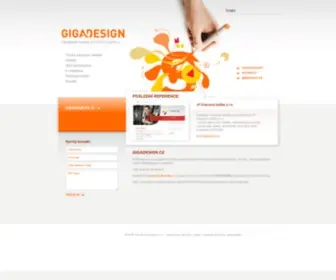 Gigadesign.cz(Webdesign, design, seo, e-marketing, grafické služby) Screenshot