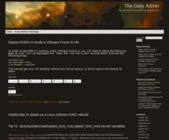 Gigahype.com(The Daily Admin) Screenshot