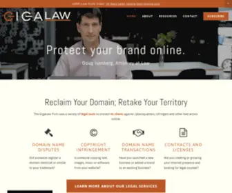 Gigalawfirm.com(GigaLaw) Screenshot