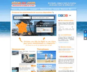 Gigaloc.com(Location Vacances France pas cher) Screenshot