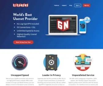 Giganews.com(Giganews is the best Usenet provider) Screenshot