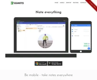 Giganotes.com(Best note taking app) Screenshot