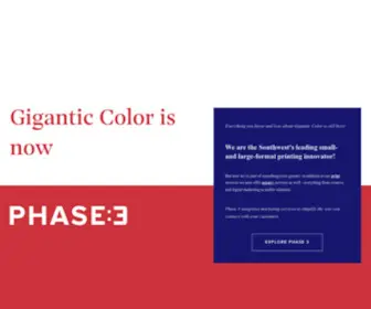 Giganticcolor.com(Gigantic Color) Screenshot