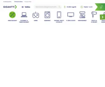 Gigantti.fi(Gigantti verkkokauppa) Screenshot