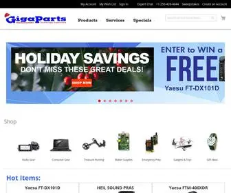 Gigaparts.com Screenshot