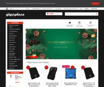 Gigaplaza.sk(Gigaplaza Webáruház) Screenshot