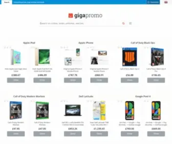 Gigapromo.co.uk(Compare, order and save) Screenshot