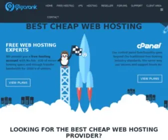 Gigarank.net(Free cPanel Web Hosting) Screenshot