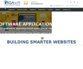 Gigasoftsystems.com(Giga Soft Systems Pvt) Screenshot