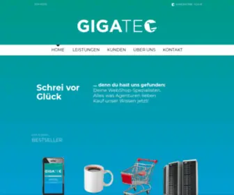 Gigatec.de(Wir wissen was wir tun) Screenshot