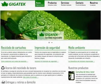 Gigatek.com.ar(Página principal) Screenshot