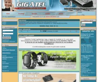 Gigatel.hu(Gigatel) Screenshot