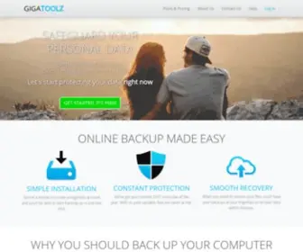 Gigatoolz.com(Safeguard Your Personal Data) Screenshot