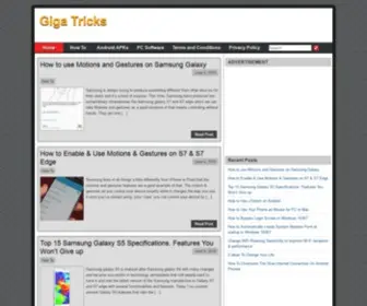 Gigatrick.com(GIGA TRICK) Screenshot