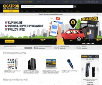 Gigatronshop.com(Važno je gde kupujete tehniku) Screenshot
