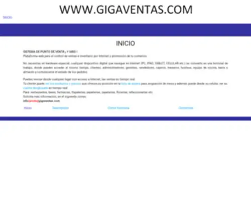 Gigaventas.com(PUNTO) Screenshot