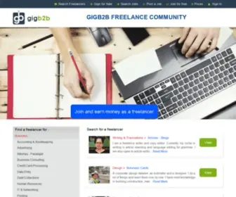 Gigb2B.com(Hire freelancers) Screenshot