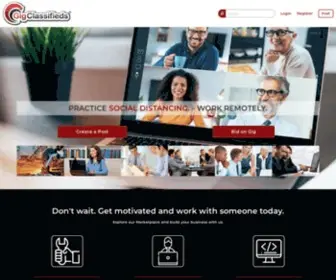 Gigclassifieds.com(Home| GigClassifieds) Screenshot