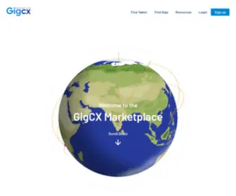 GigcXmarketplace.com(GigCX Marketplace) Screenshot