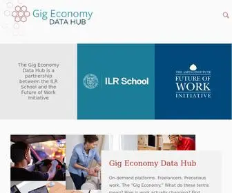 Gigeconomydata.org(Gig Economy Data Hub) Screenshot