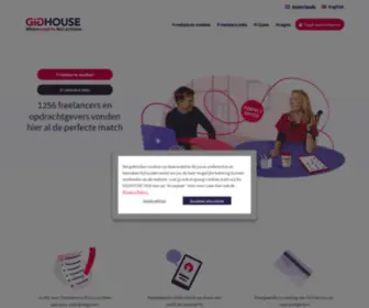 Gighouse.be(Hét matchingplatform voor freelancers en opdrachtgevers) Screenshot