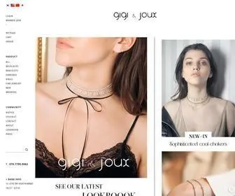 Gigiandjoux.com(GIGI & JOUX) Screenshot