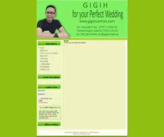 Gigihsantoso.com(Gigih Santoso) Screenshot