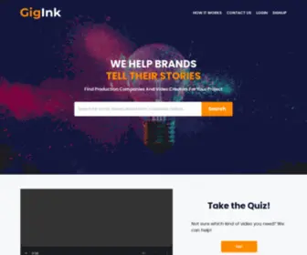 Gigink.com(GigInk) Screenshot