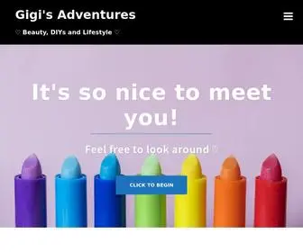 Gigisadventures.net(Gigi's) Screenshot