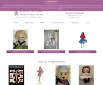 Gigisdolls.com(Antique & Vintage Collectible Fashion Dolls for Sale in Chicago IL) Screenshot