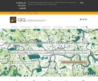 Gigl.org.uk(The capital's environmental records centre) Screenshot